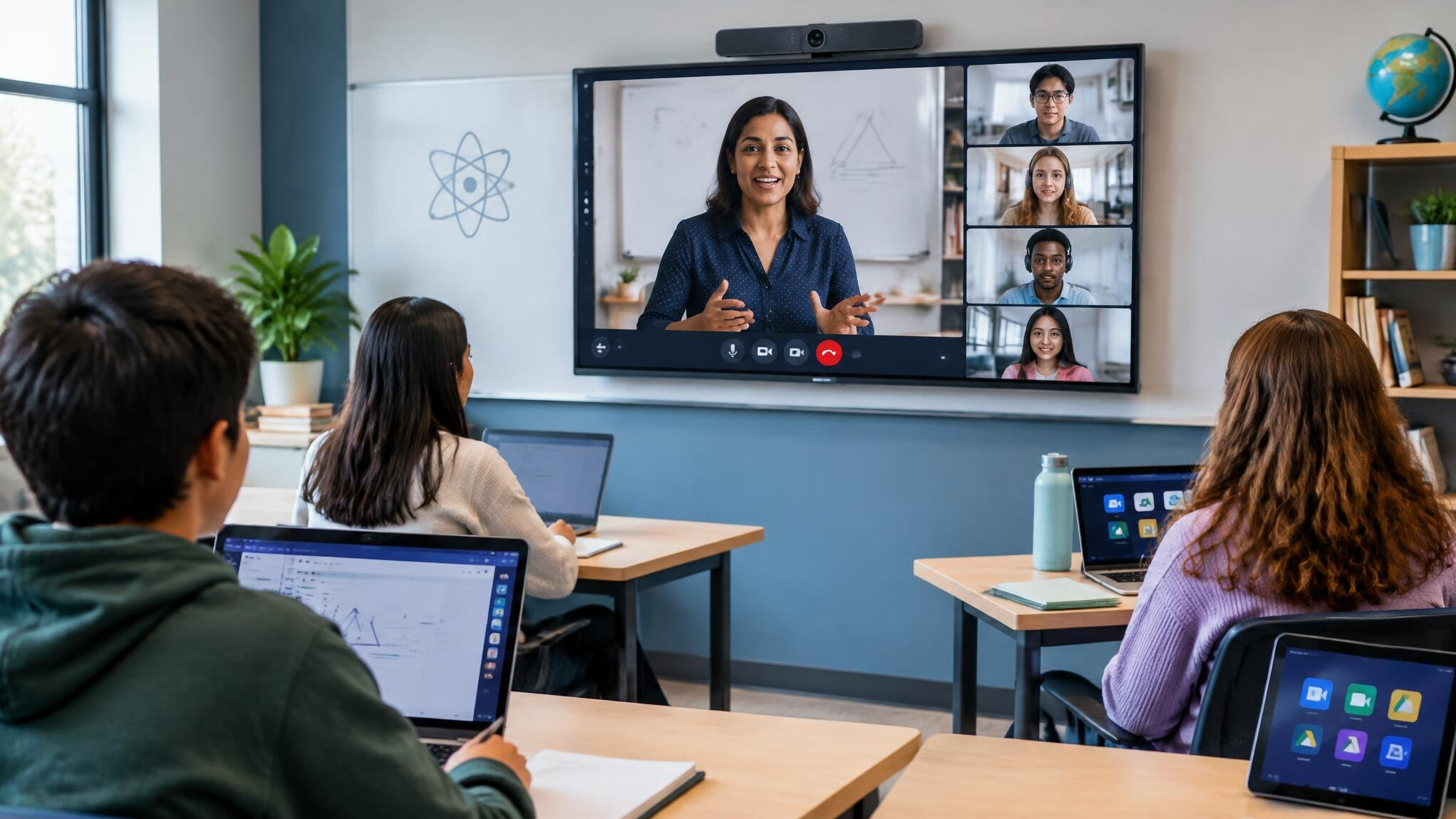 hybrid classroom setup